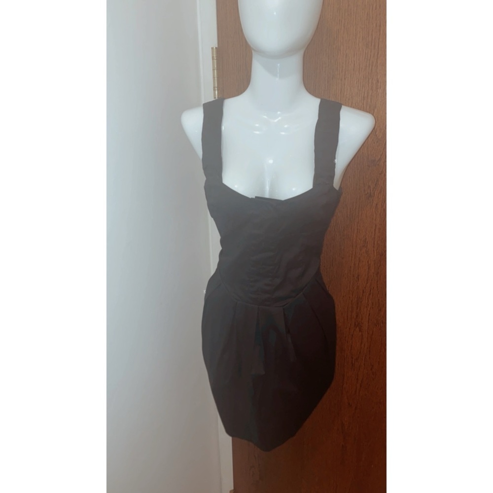 Marciano mini black corset dress